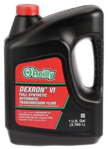 dexron 6 transmission fluid oreillys